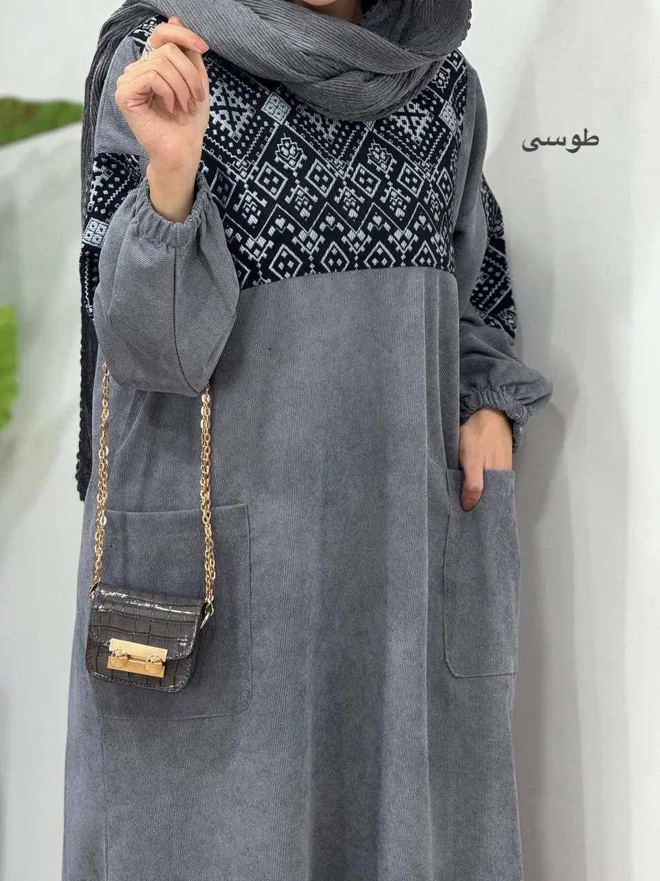 پیراهن مانتویی پاییزه آوان 6